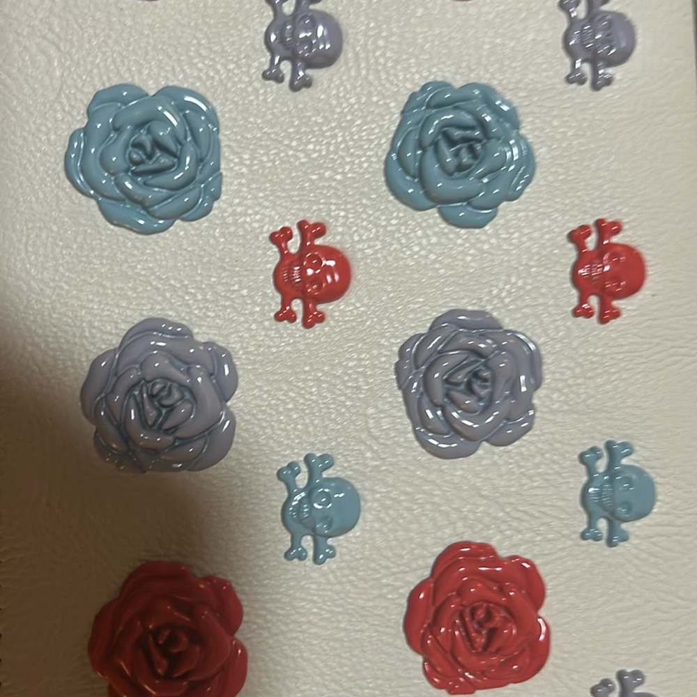 Betsey Johnson White and Red Crossbody Bag with Polka Dots